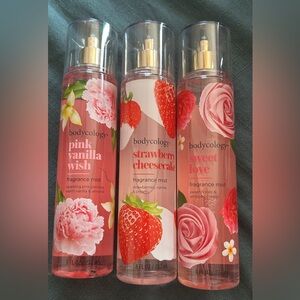 Mix bundle lot 3 fragrance body mist pink vanilla